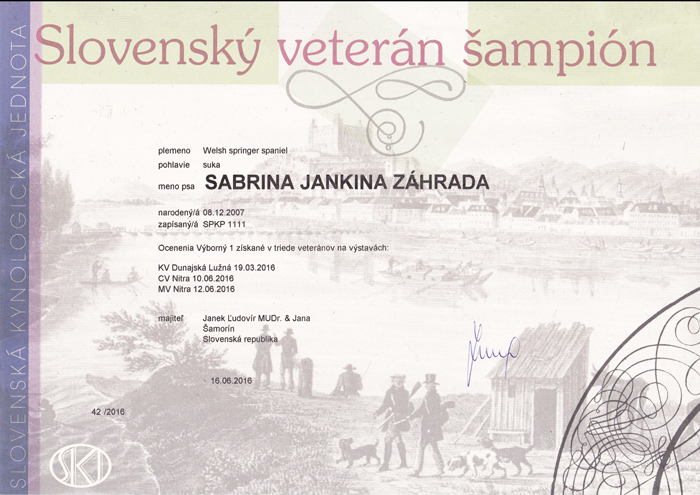 Congratulation Sabrinka!